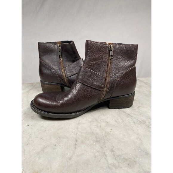 Born Liona Boots Women’s 7.5 Mahogany Leather - Picture 6 of 10
